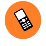 Icone téléphone à touches