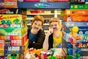 Sophie et Céline, les 2 ludothécaires d'Eqla